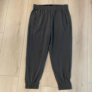 Athleta Charcoal Joggers with Zippered Pockets